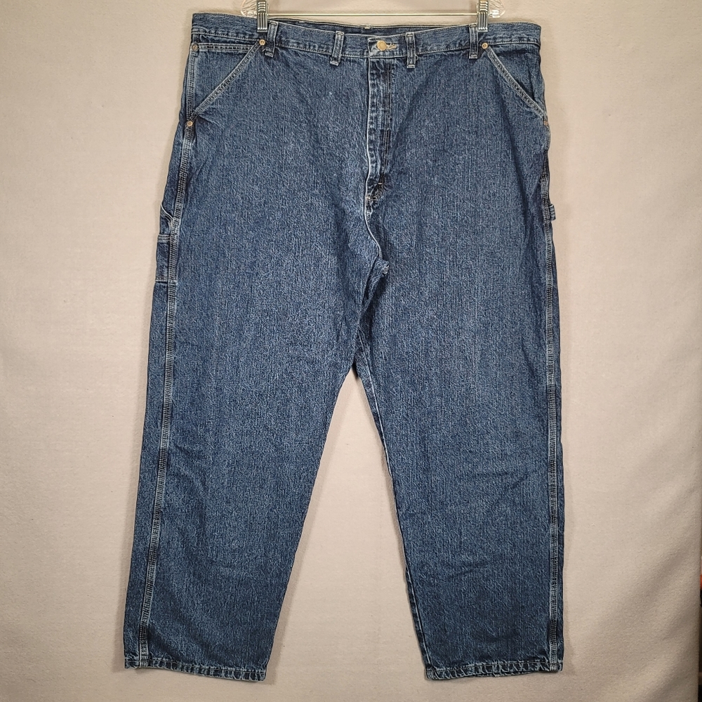 WRG Jeans Co. Men's Jeans Size 44x30 Medium Blue Wash Wide Leg